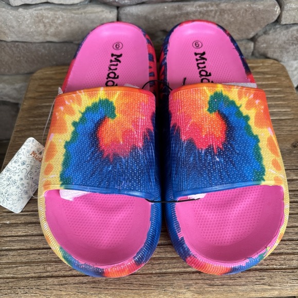Mudd Shoes - Womens Cozy Pillow Slides Anti-Slip Eva Sandals Slippers Outdoor  Summer's Sz 6